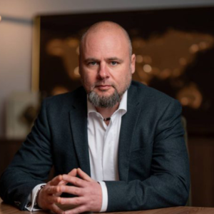 Razvan Barlutiu, BraveX Aero CEO, at FACTORY 4.0 2026 Dual-Use Manufacturing Panel