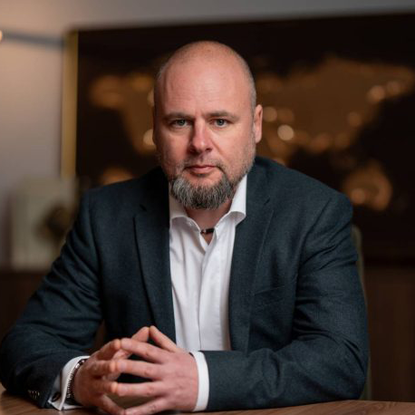 Razvan Barlutiu, BraveX Aero CEO, at FACTORY 4.0 2026 Dual-Use Manufacturing Panel