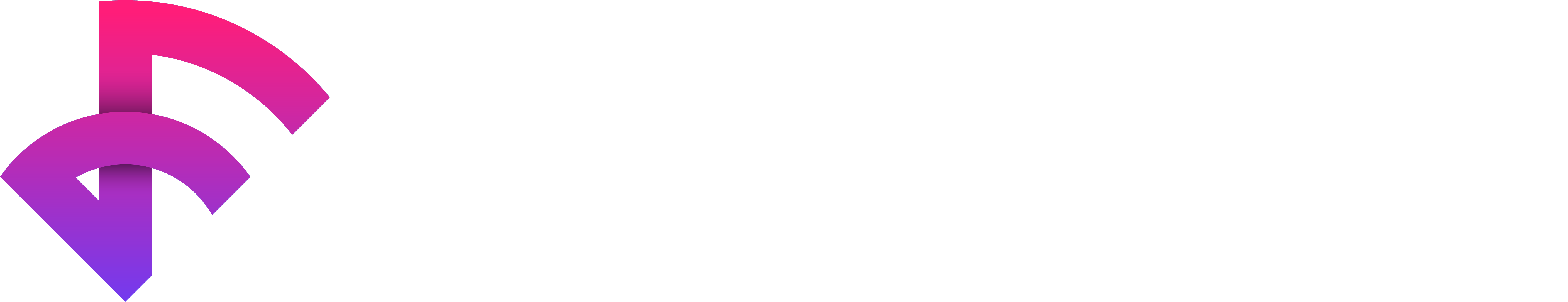 Factory horizontal white text